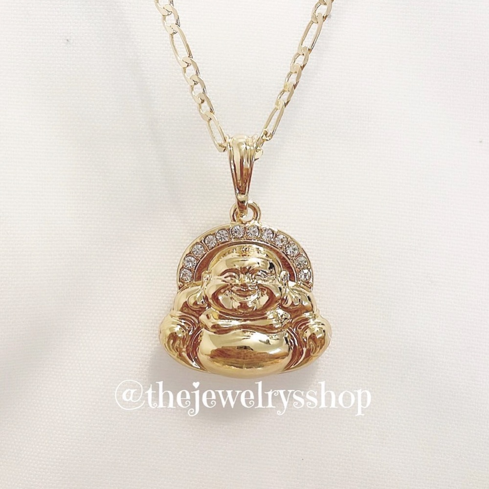 Buddha Necklace Laminated Gold / Oro Laminado